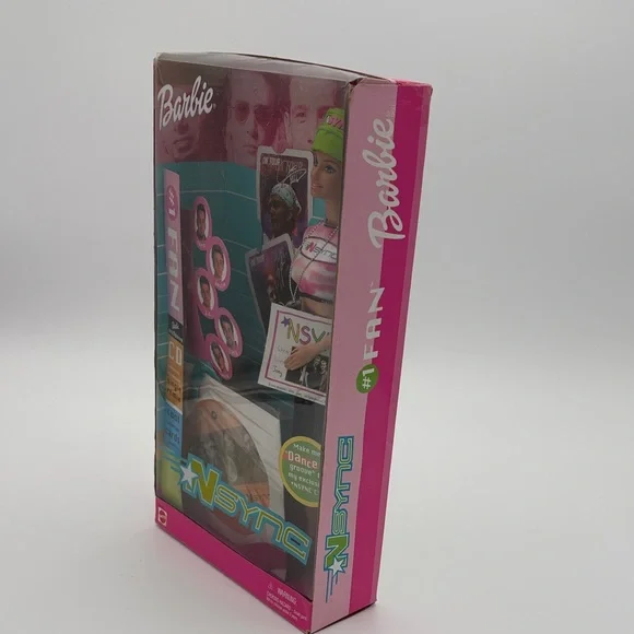 Barbie NSYNC Fan Doll y2k vintage Barbie, with CD. Bucket hat. Collectors cards - Picture 10 of 13